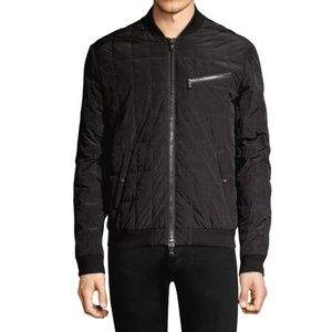 JOHN VARVATOS USA Quilted Down Fill Bomber Jacket